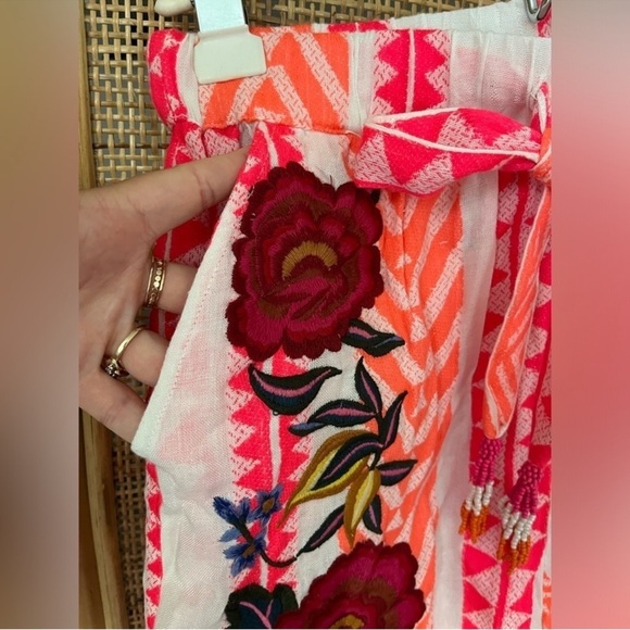 Farm Rio Printed Drawstring Tribal Shorts - Picture 7 of 12